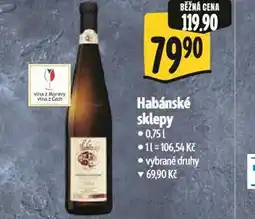 Albert Habánské sklepy nabídka