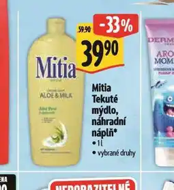 Albert Mitia tekuté mýdlo náhradní náplň nabídka