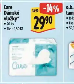 Albert Care dámské vložky nabídka