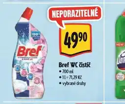 Albert Bref wc čistič nabídka