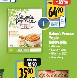 Albert Veggie hotová jídla nabídka