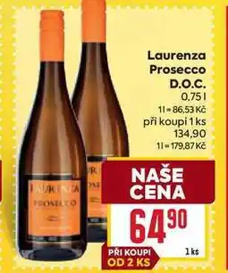 Billa Laurenza Prosecco D.O.C. 0,75l nabídka