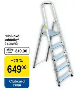 Tesco Hliníkové schůdky, 5 stupňů nabídka