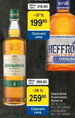 Tesco Stará žitná myslivecká Reserve 40%, 0,7 l nabídka