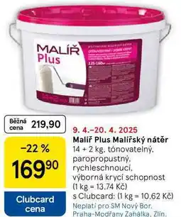 Malíř Plus Malířský nátěr, 14+2 kg