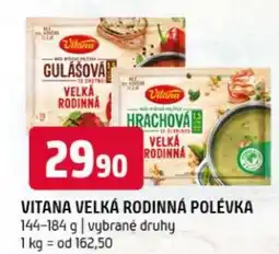 Terno VITANA Velká rodinná polévka nabídka