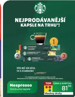 Nespresso Starbucks kapsle