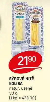 Flop SÝROVÉ NITĚ KOLIBA natur, uzené 50 g nabídka