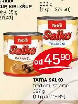 Flop TATRA SALKO tradiční, karamel 397 g nabídka