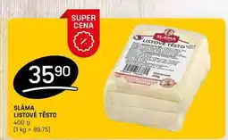 Flop SLÁMA LISTOVÉ TĚSTO 400 g nabídka