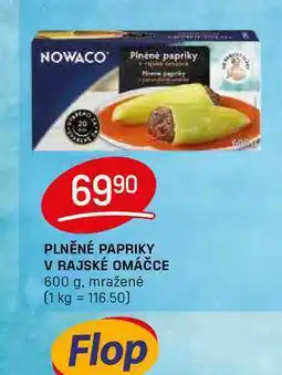 Flop PLNĚNÉ PAPRIKY V RAJSKÉ OMÁČCE 600 g, mražené nabídka