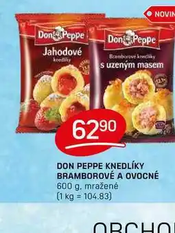 Flop DON PEPPE KNEDLÍKY BRAMBOROVÉ A OVOCNÉ 600 g, mražené nabídka