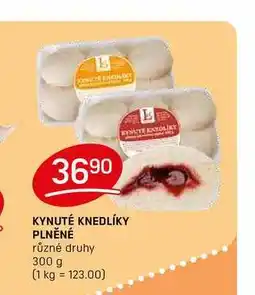 KYNUTÉ KNEDLÍKY PLNĚNÉ různé druhy 300 g