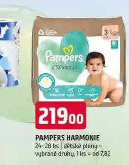 Terno Pampers dětské plenky nabídka