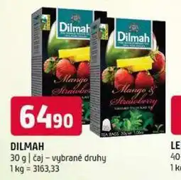 Terno Dilmah čaj nabídka