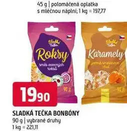 Terno Sladká tečka bonbóny nabídka