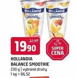 Terno Hollandia balance smoothie 230g nabídka