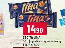 Terno Sedita lina 50 g oplatka vybrané druhy nabídka