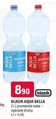 Terno Klasik aqua bella 2l pramenitá voda vybrané druhy nabídka