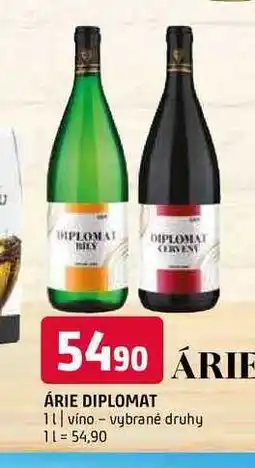 Terno Arie diplomat 1l víno vybrané druhy nabídka
