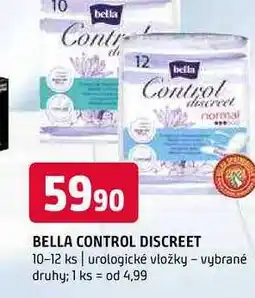 Terno Bella control discreet 10-12 ks urologické vložky vybrané druhy nabídka