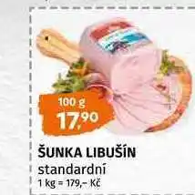 Terno Šunka libušín standardní 100g nabídka
