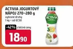 Terno Activia jogurtový nápoj, různé příchutě 280g nabídka