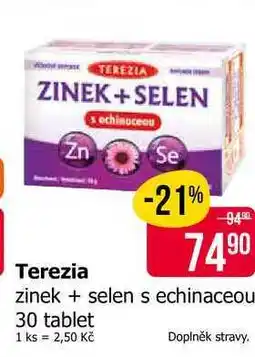 Teta Terezia zinek + selen s echinaceou 30 tablet nabídka
