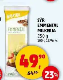 SÝR EMMENTAL MILKERIA, 250 g