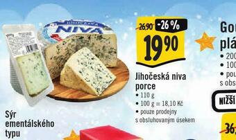 Jip Jihočeská niva porce nabídka