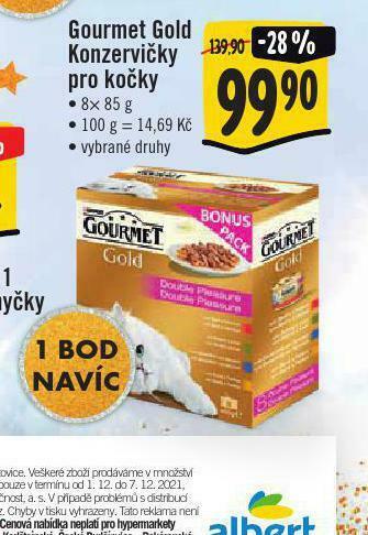 Jip Gourmet gold konzervičky pro kočky nabídka