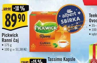 Jip Pickwick ranní čaj nabídka