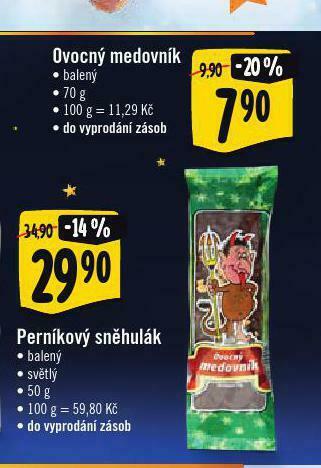 Albert Ovocný medovník nabídka