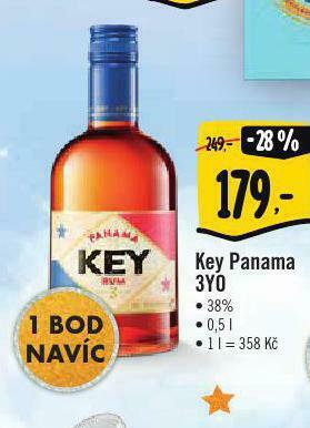Albert Key panama rum nabídka