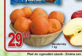 Lidl Mandarinky nabídka