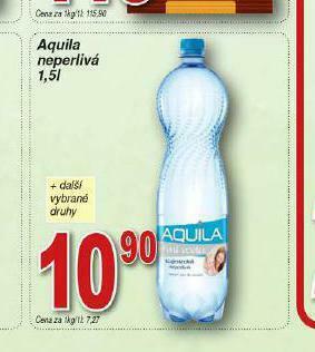 Lidl Aquila neperlivá nabídka