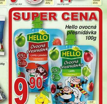 Lidl Hello ovocná přesnídávka nabídka
