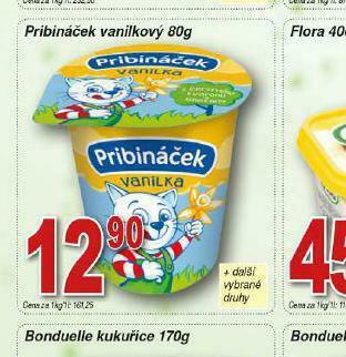 Pribináček vanilkový