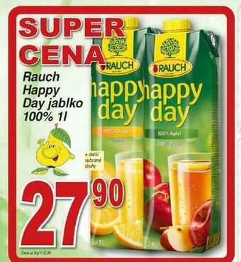 Lidl Rauch happy day jablko 100% nabídka