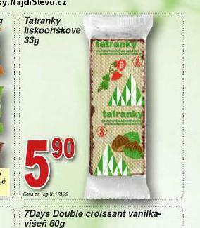 Lidl Tatranky lískooříškové nabídka