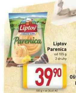 Billa Liptov parenica sýr nabídka