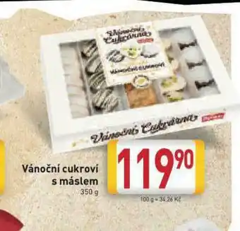 Billa Vánoční cukroví s máslem nabídka