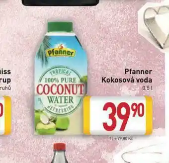 Billa Pfanner kokosová voda nabídka