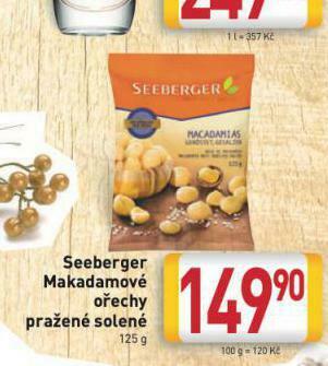 Billa Makadamové ořechy nabídka