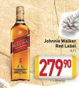 Billa Johnnie walker red label nabídka