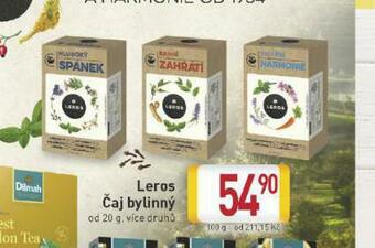 Billa Leros čaj nabídka