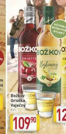 Billa Božkov griotka nabídka