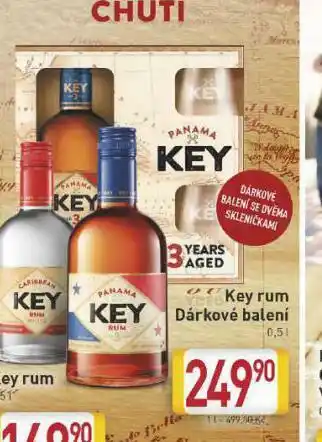 Billa Key rum dárkové balení nabídka