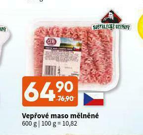 Terno Vepřové maso mělněné nabídka