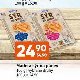 Terno Madeta sýr na pánev nabídka